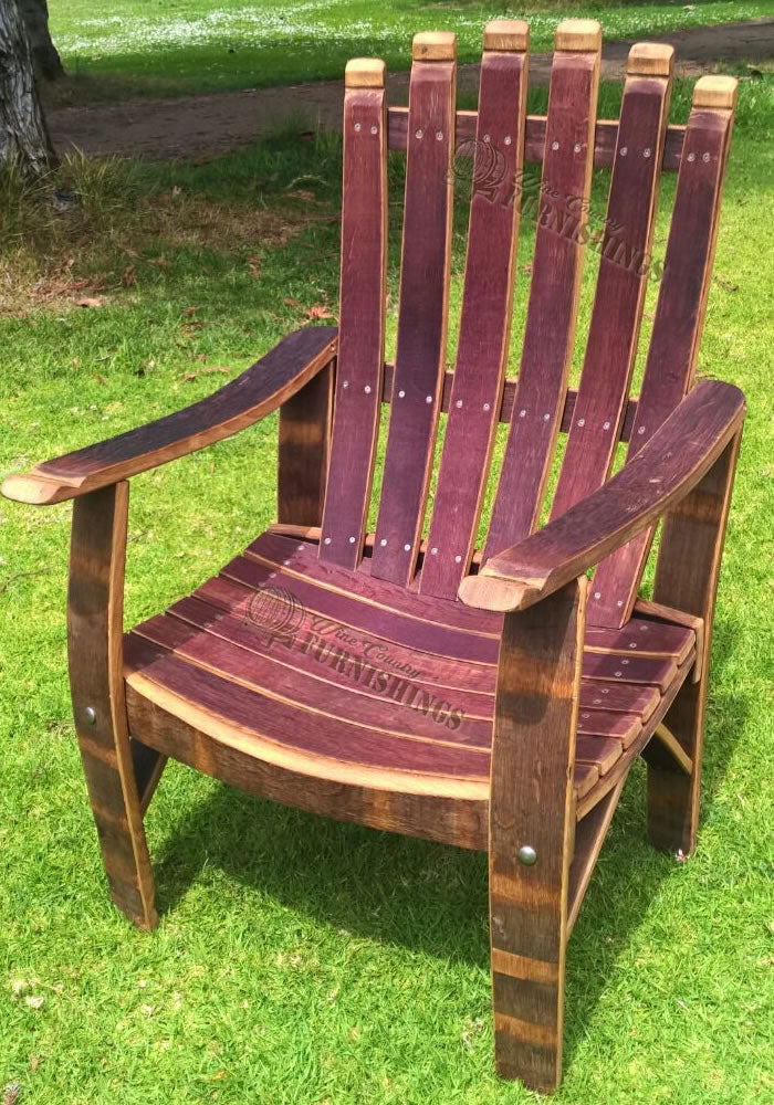 Wine discount barrel chair